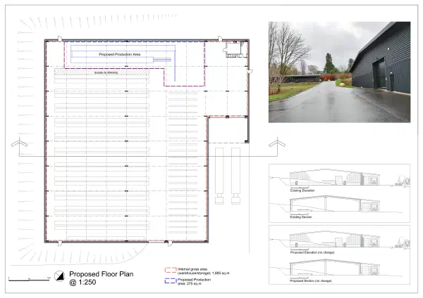 Proposed plans and elevations